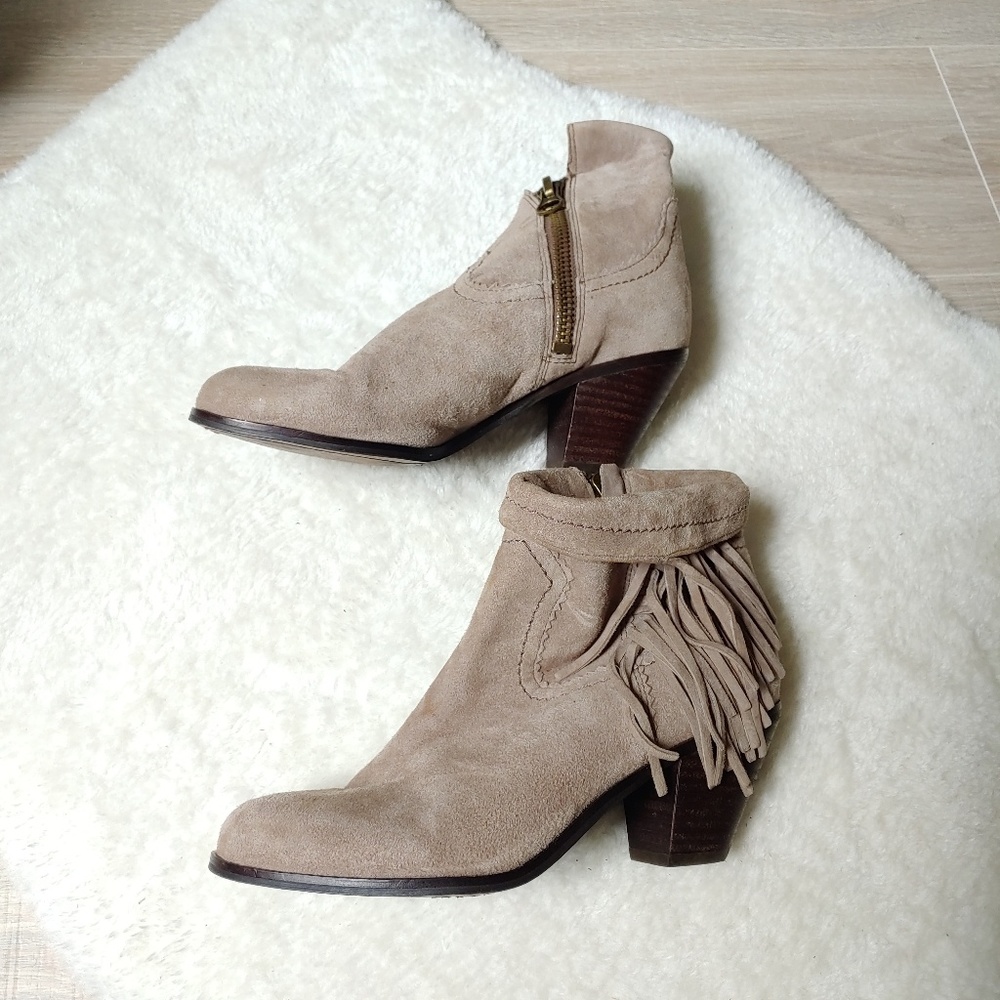 Sam Edelman tassel booties